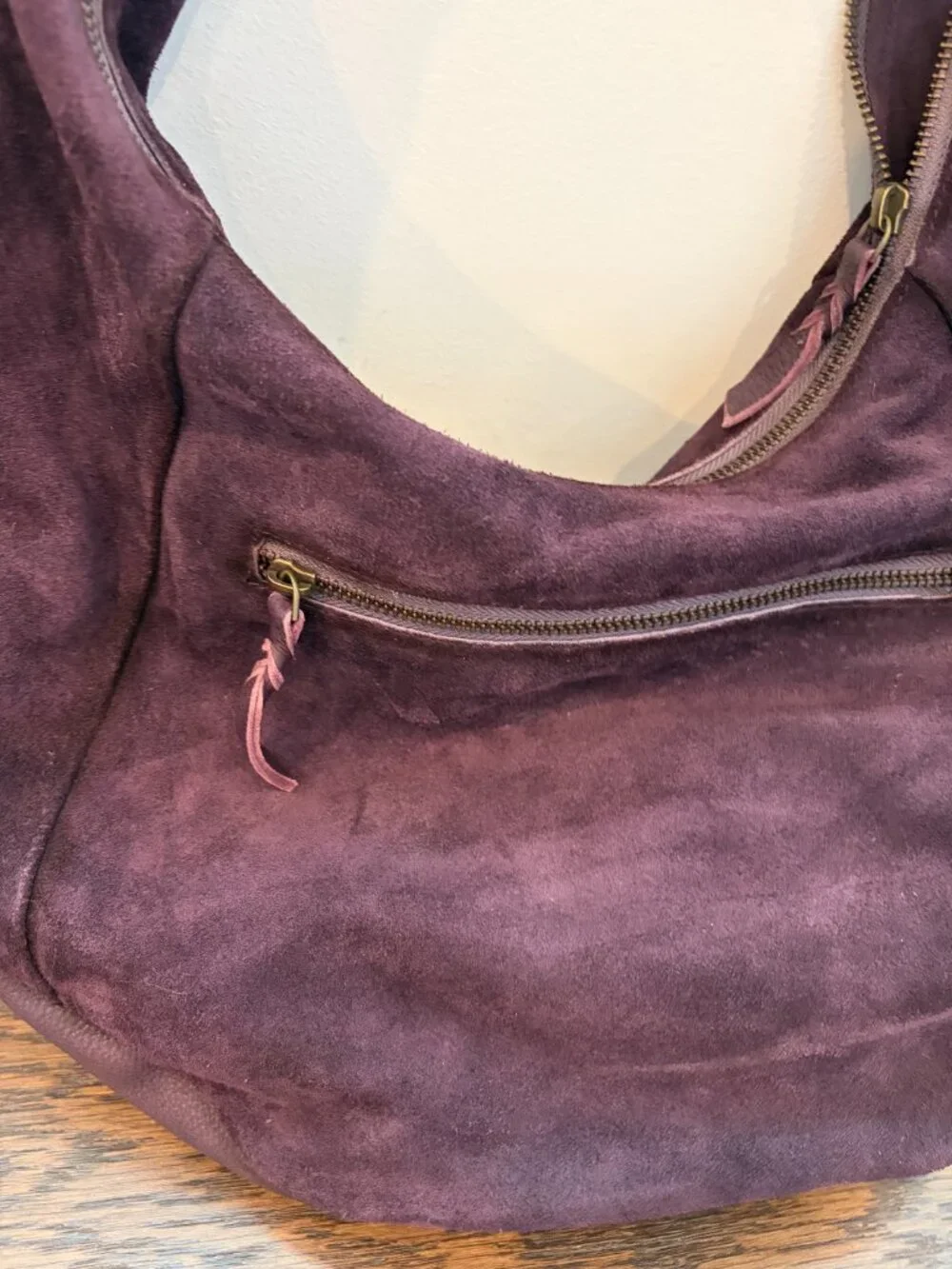 Sample Suede Hobo Bag from Free People - NWOT